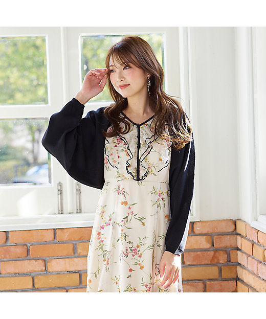 ボレロカーディガン（51132505） | Rose Tiara (Women/大きい