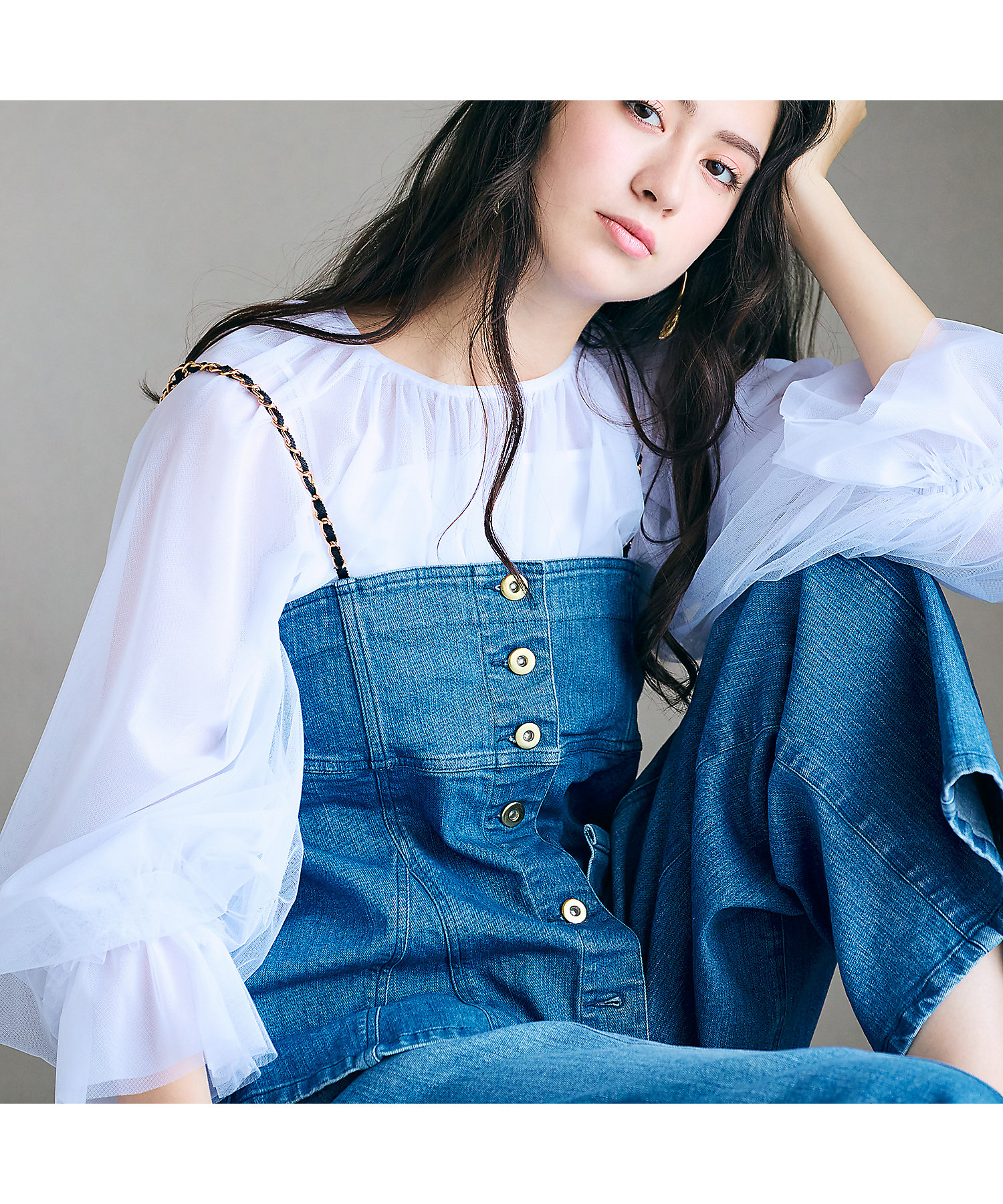 デニムキャミソールビスチェ（83032515） | Rose Tiara (Women