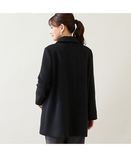 ステンカラーシャギーコート（12086531） | LOBJIE (Women