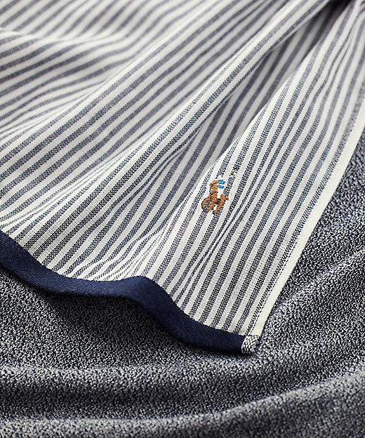 オックスフォード ストライプド タオルケット | RALPH LAUREN HOME
