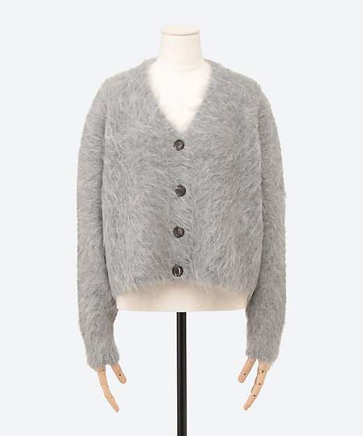 シャギースーリーアルパカ カーディガン 4010800669 | ebure