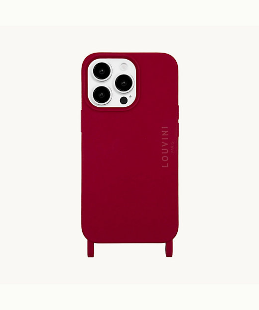 ☆MagSafe対応スマートフォンケース MILO BURGUNDY