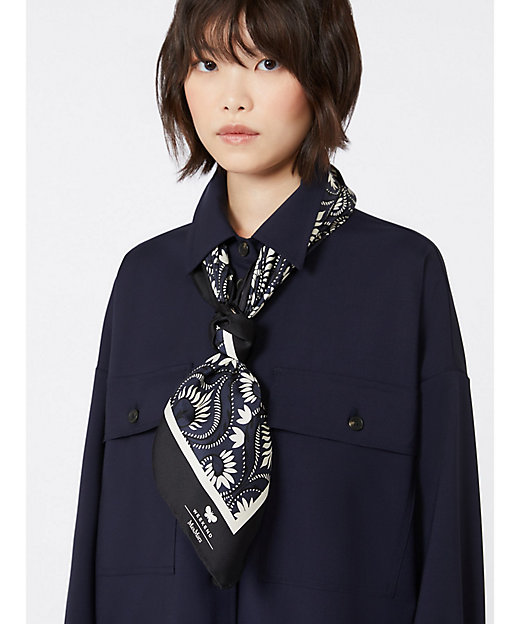 オネスト ピュア シルク ツイル スカーフ 5541146406