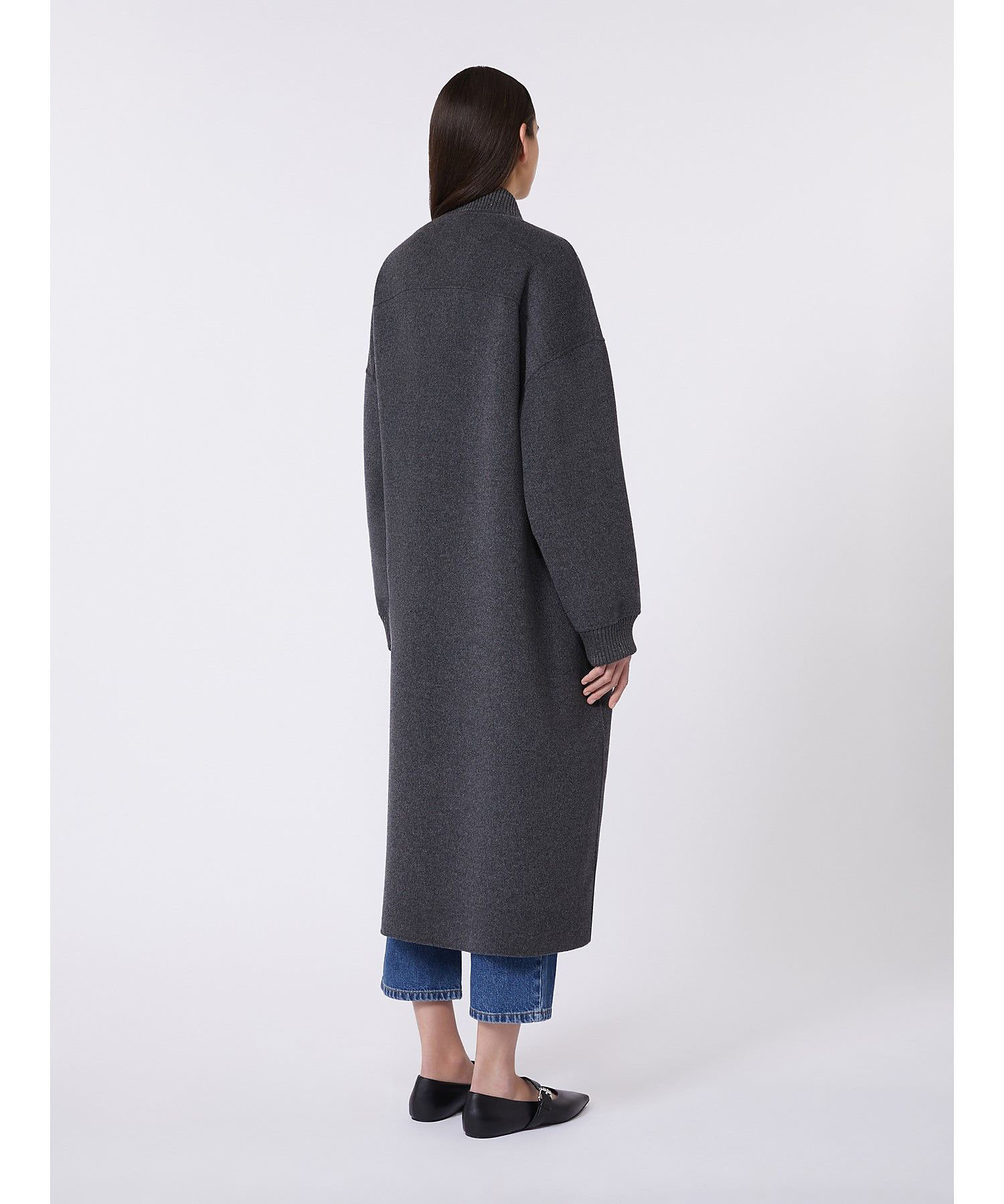 アラマーロ ウール ブレンド ダブルフェイス コート