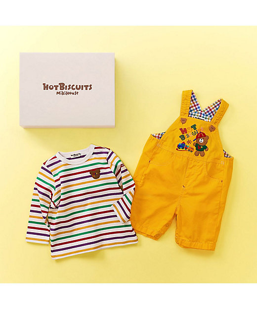 オーバーオール＆Tシャツセット BOX付き 74－9936－145