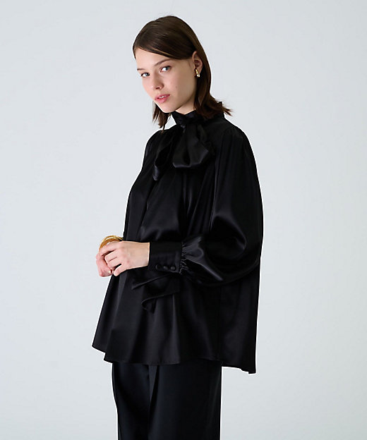 シルクボウタイブラウス | BOURGE (Women)/ブールジュ | 三越伊勢丹