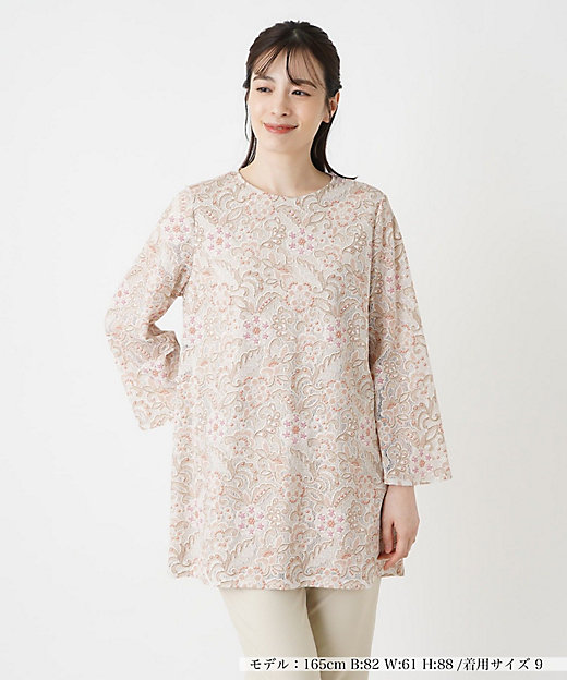 レースチュニックブラウス | Leilian (Women)/レリアン | 三越伊勢丹