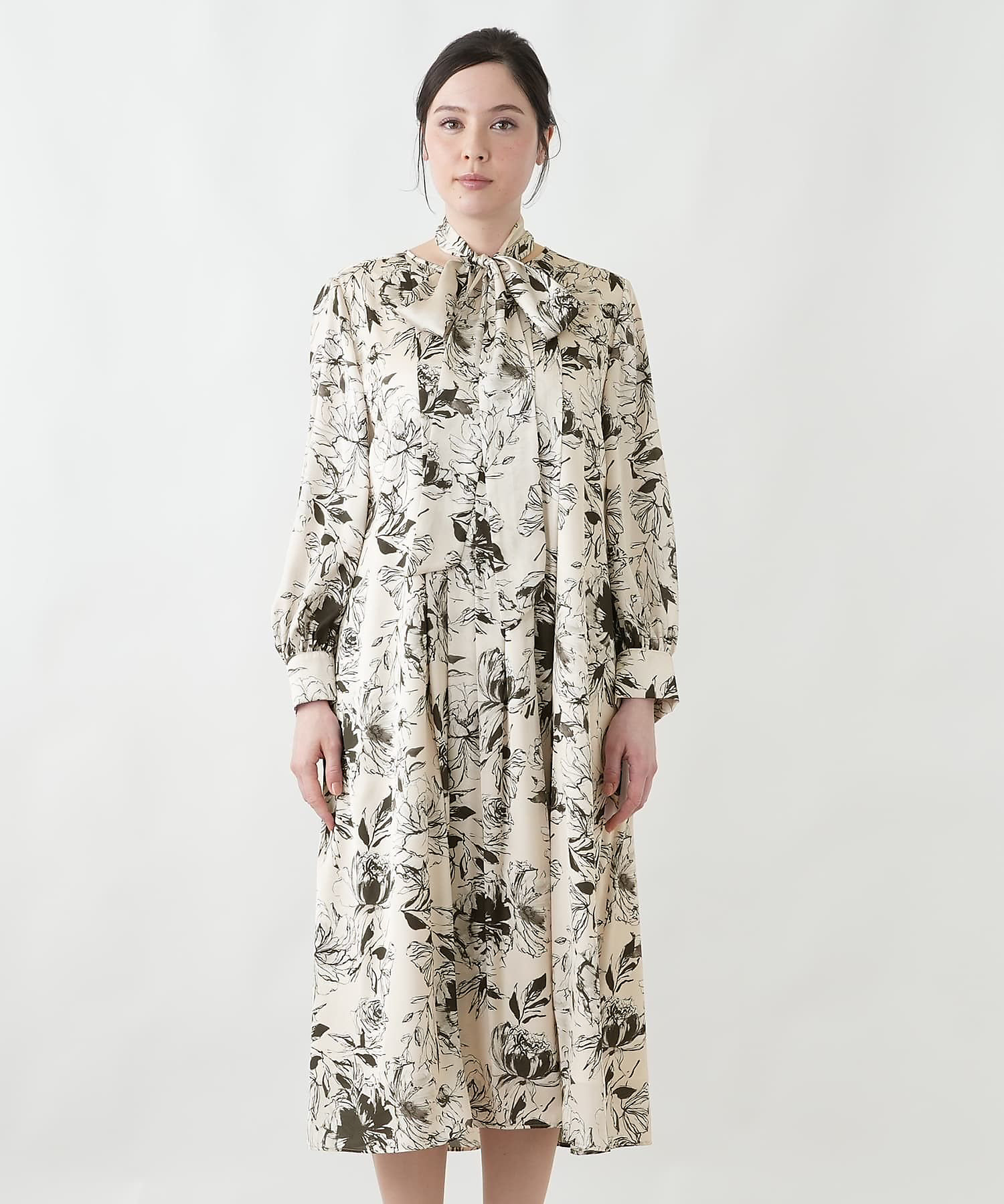 花柄ワンピース【26年2月カタログ】 | Leilian plus house (Women