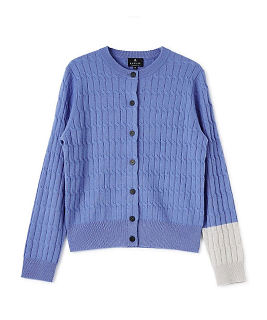 カシミヤ ケーブル編みニットカーディガン | LANVIN COLLECTION (Women