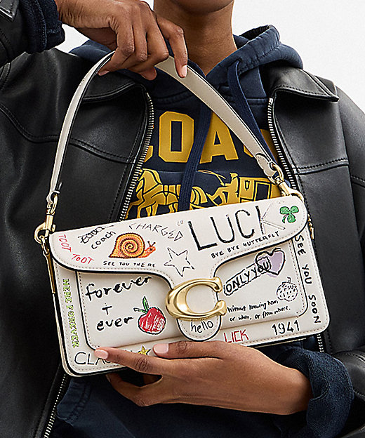 タビー ショルダー バッグ 26・スケッチ プリント | COACH/コーチ