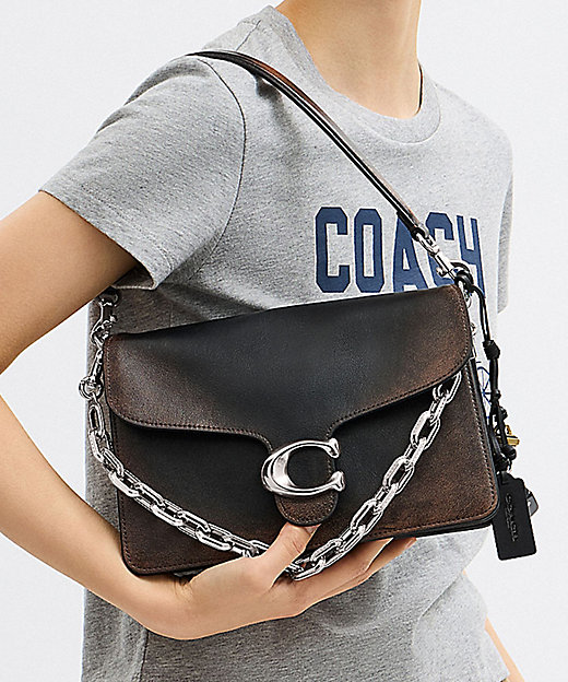 チェーン タビー ショルダー バッグ・ラブド レザー | COACH/コーチ