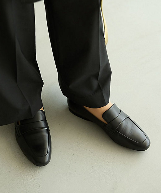 リーガル F63R フラットローファー ブラック フラットシューズ