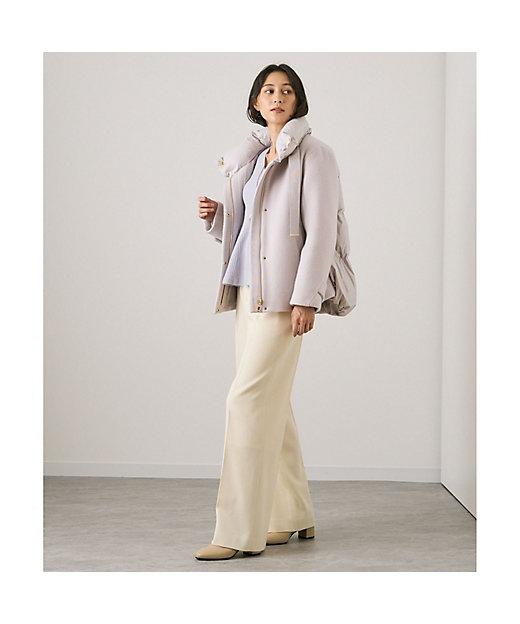 ウール切り替えダウンショートコート | ANAYI/アナイ | 三越伊勢丹