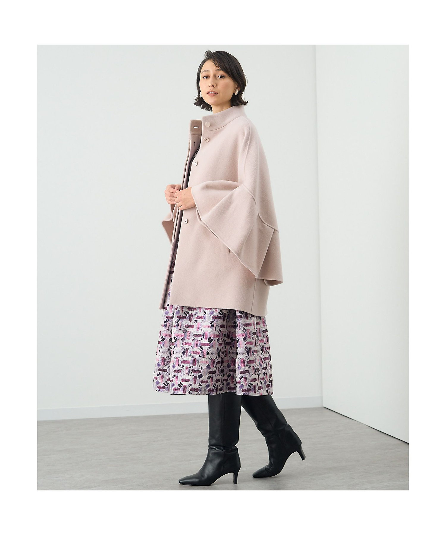 ウールナイロンリバーケープコート | ANAYI/アナイ | 三越伊勢丹