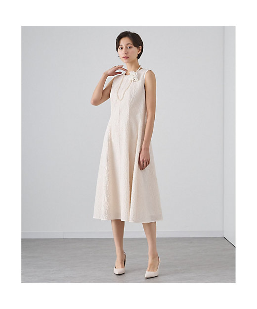 Eternal Line 2024】ふくれジャガードノースリーブ