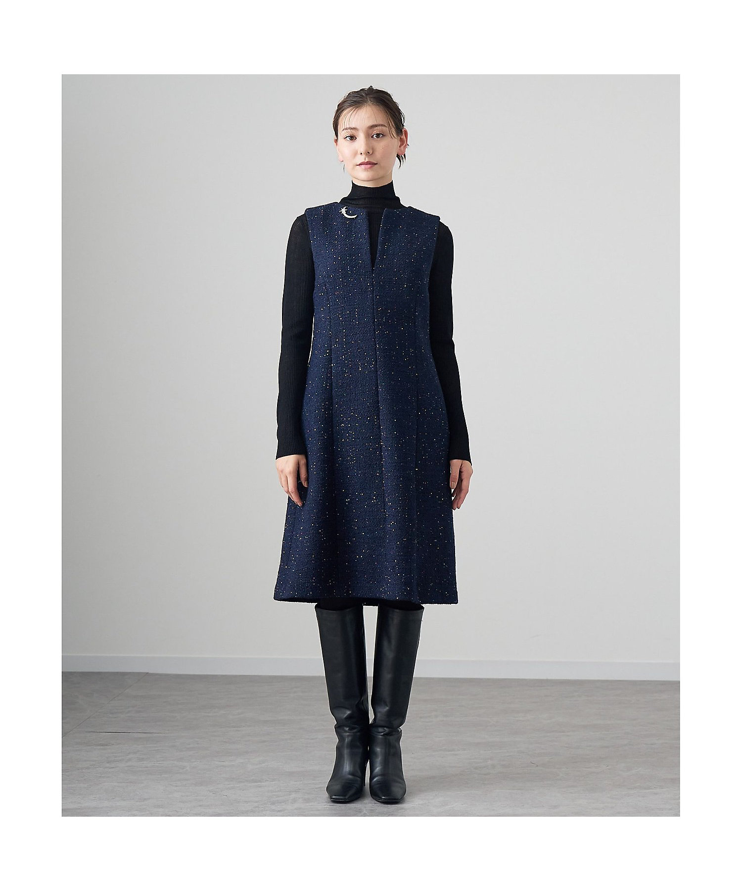 コズミックツイードジャンパースカート | ANAYI/アナイ | 三越伊勢丹