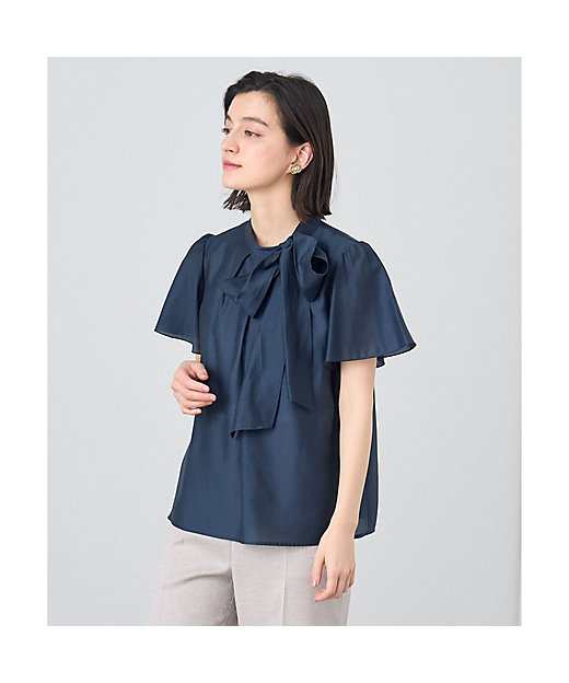 シアーオーガンジーボウタイ ブラウス | ANAYI/アナイ | 三越伊勢丹