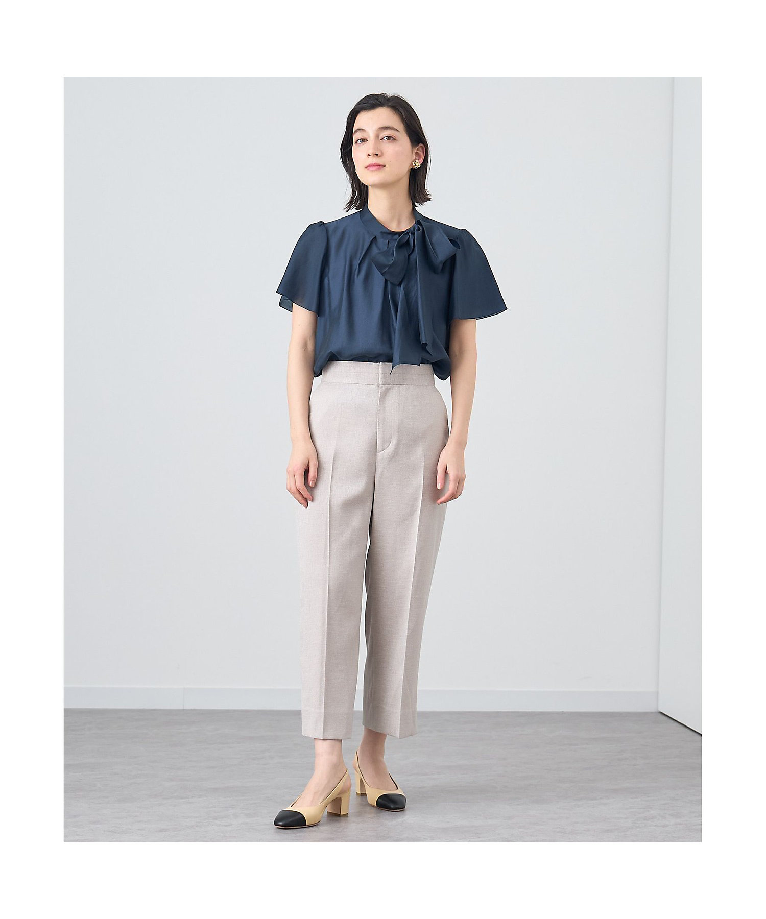 シアーオーガンジーボウタイ ブラウス | ANAYI/アナイ | 三越伊勢丹