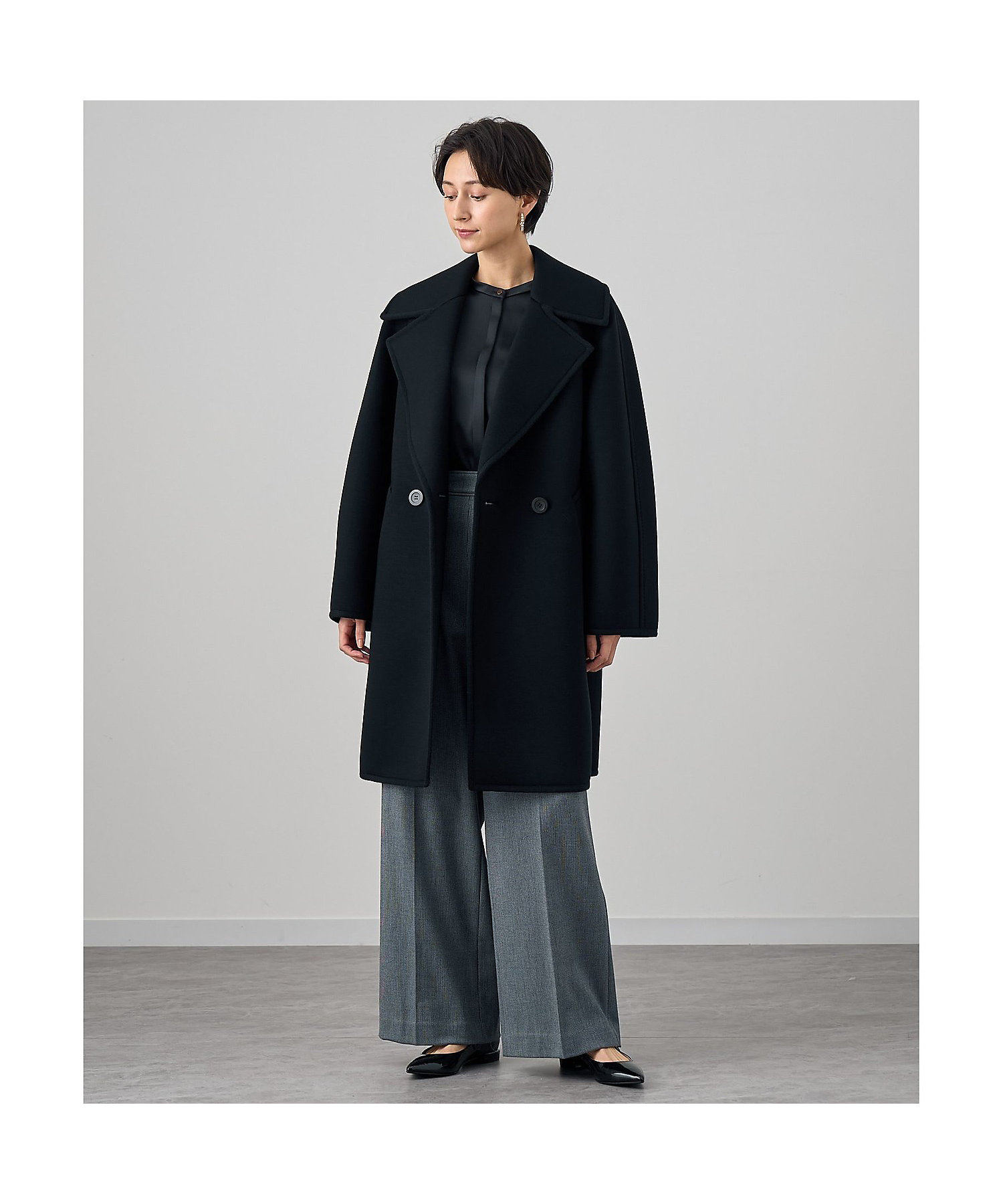 ウールボンディングピーコート | ANAYI/アナイ | 三越伊勢丹オンライン