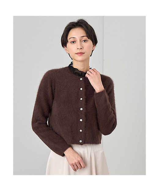 フラッフィアソート釦ショート カーディガン | ANAYI/アナイ | 三越