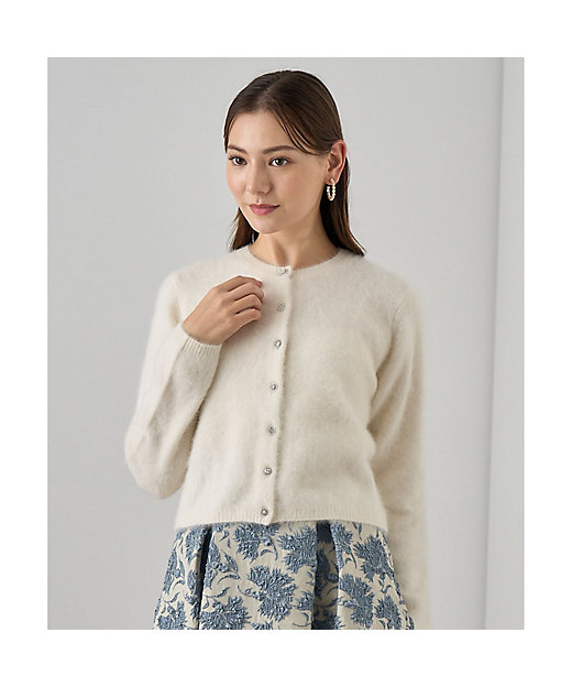 フラッフィアソート釦ショート カーディガン | ANAYI/アナイ | 三越