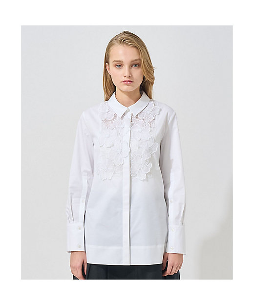 Eternal Line 2025】コンパクトコットン刺繍シャツ