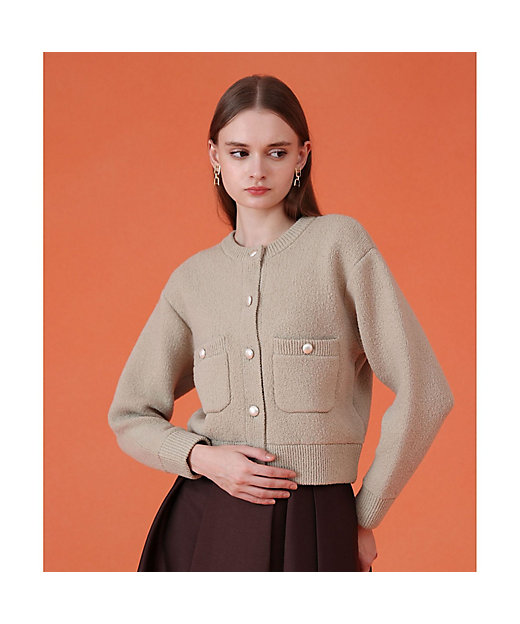 ウールブークレブルゾン カーディガン | ANAYI/アナイ | 三越伊勢丹