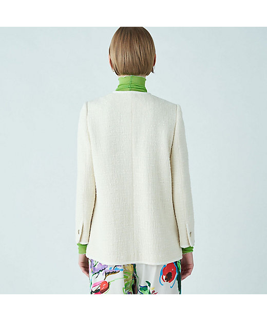 スラブコットンツイード 4ポケットジャケット | maison TOMORROWLAND