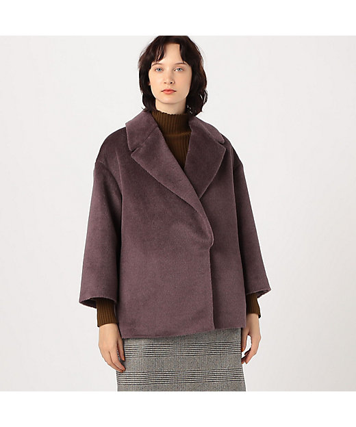 スーパーファインアルパカ ショートコート | maison TOMORROWLAND