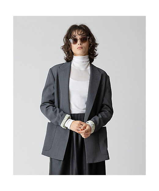 ウールボタンレスジャケット | allureville (Women)/アルアバイル