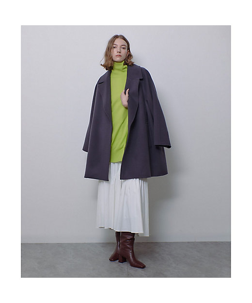 リバービッグカラーミドル丈コート | allureville (Women