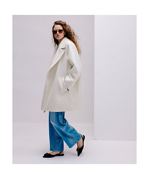 リバービッグカラーミドル丈コート | allureville (Women