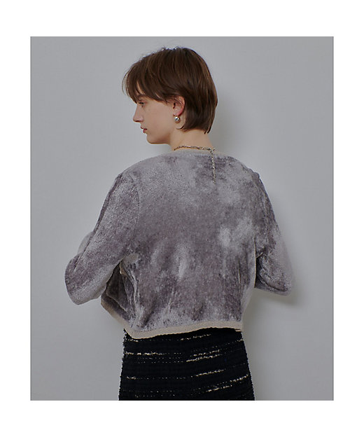 ベロアニットジャケット | allureville (Women)/アルアバイル | 三越