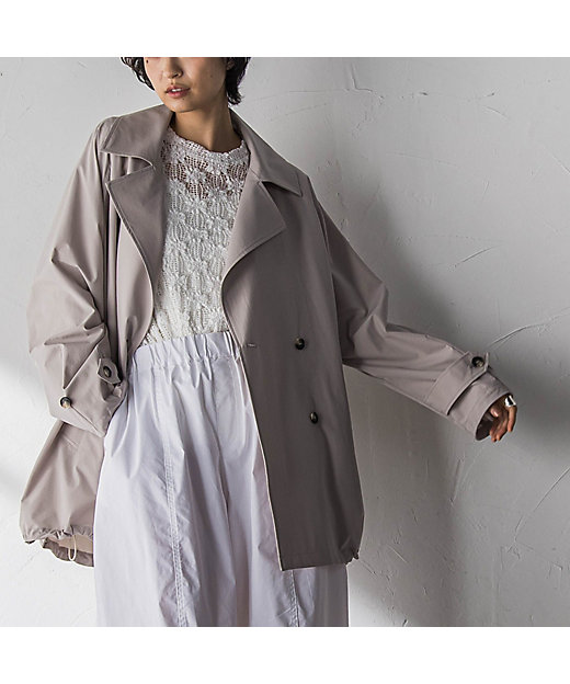 撥水オーバーミドルトレンチコート≪手洗い可能≫ | MAYSON GREY