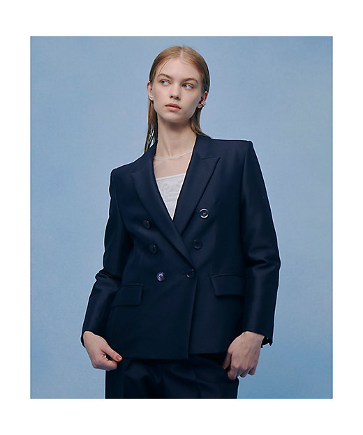 LOULOU WILLOUGHBY】シルクウールツイルダブル