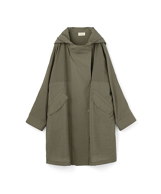 ウールナイロンワッシャークロス モッズコート | maison TOMORROWLAND