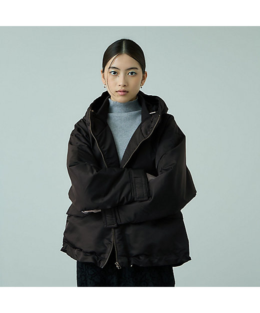 ナイロン中綿フードMA－1ジャケット≪手洗い可能≫ | VICKY（Women