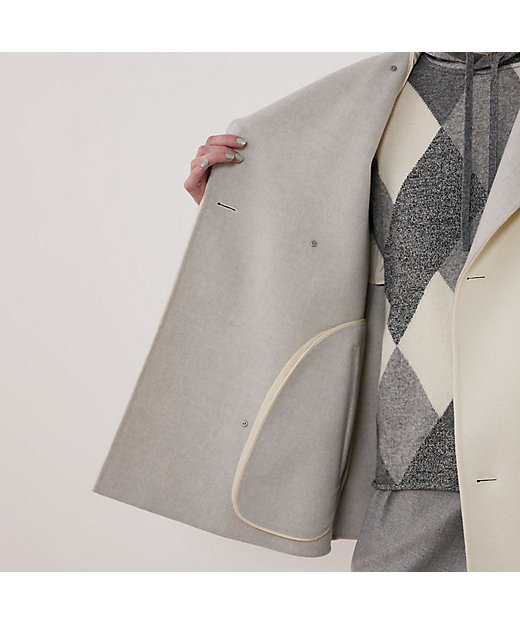 ダブルフェイス カラーレストレンチコート | GALERIE VIE (Women