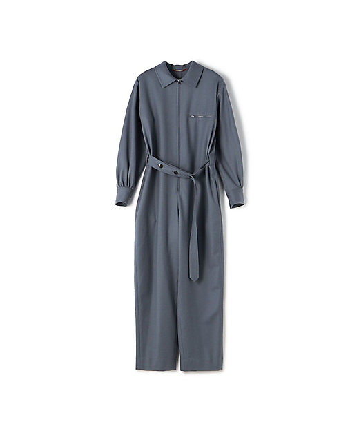 ウールサキソニー ジャンプスーツ | maison TOMORROWLAND/メゾン