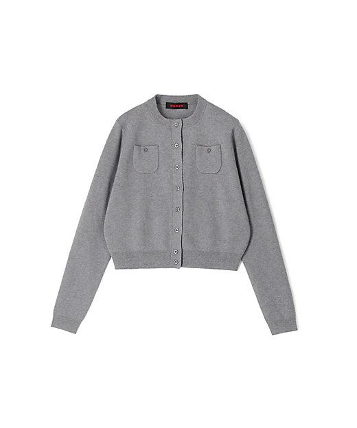 コットンカシミヤ クルーネックカーディガン | CABaN/キャバン | 三越