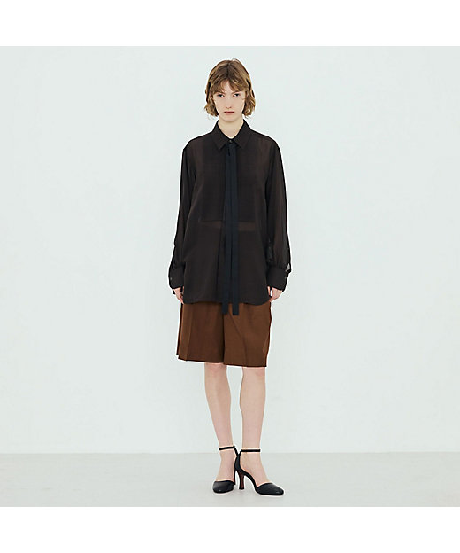 シルクローン ボザムシャツ | TOMORROWLAND .B (Women