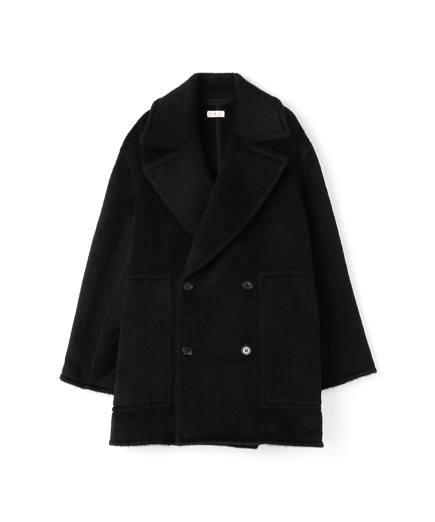 ベビーアルパカブレンド リバーボリュームピーコート | TOMORROWLAND