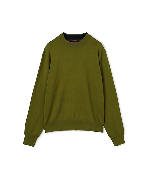 コットンカシミヤ プレーンモックネックプルオーバー | CABaN/キャバン