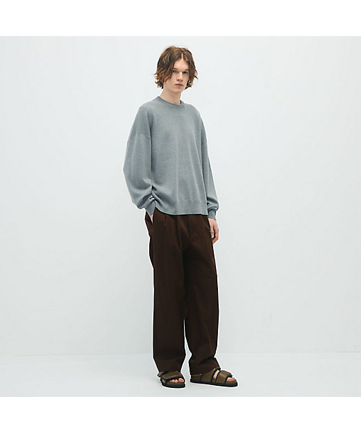 CABaN コットンカシミヤ クルーネックプルオーバー | CABaN