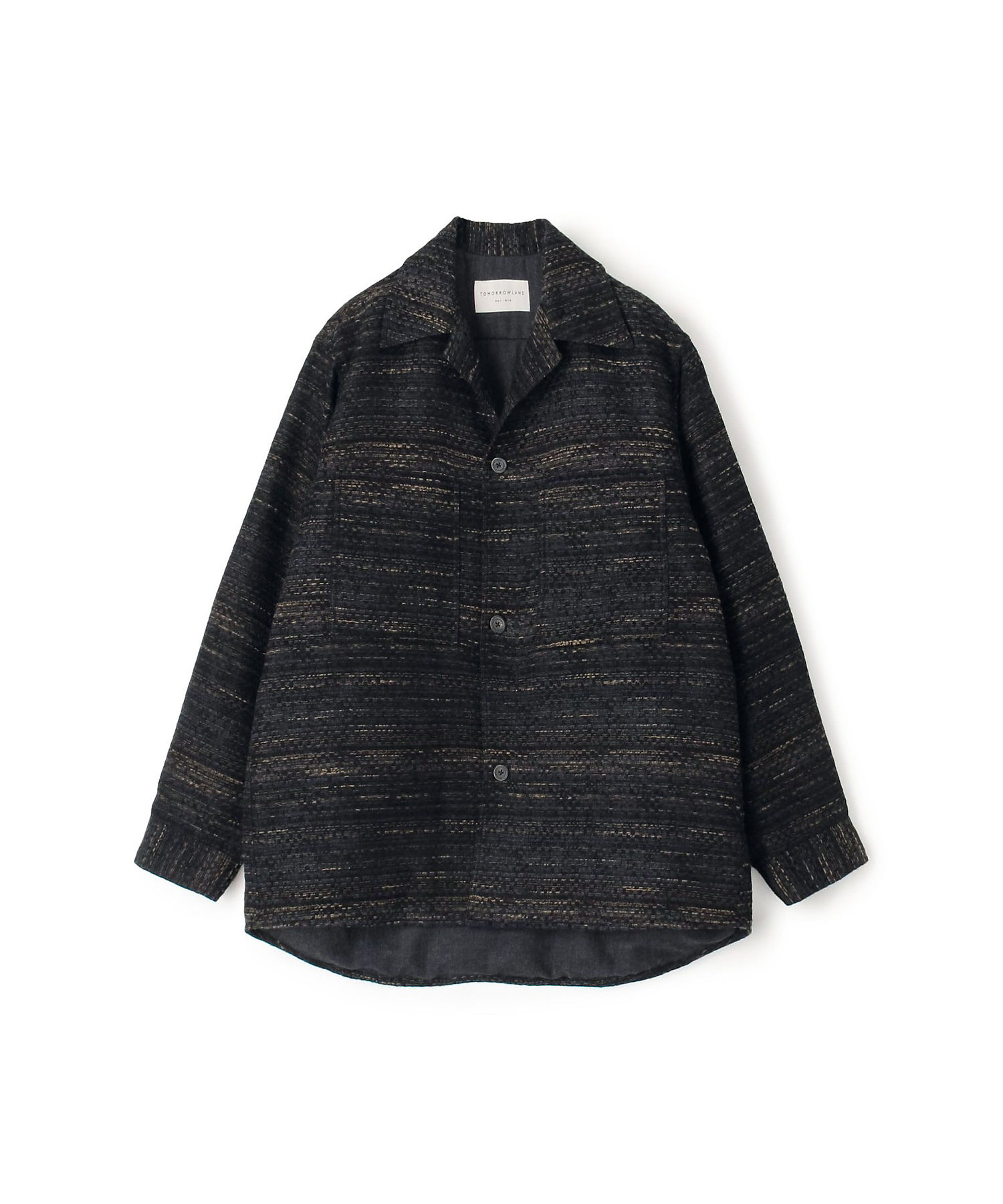 ミックスツイード ダブルポケットシャツブルゾン | TOMORROWLAND (Men