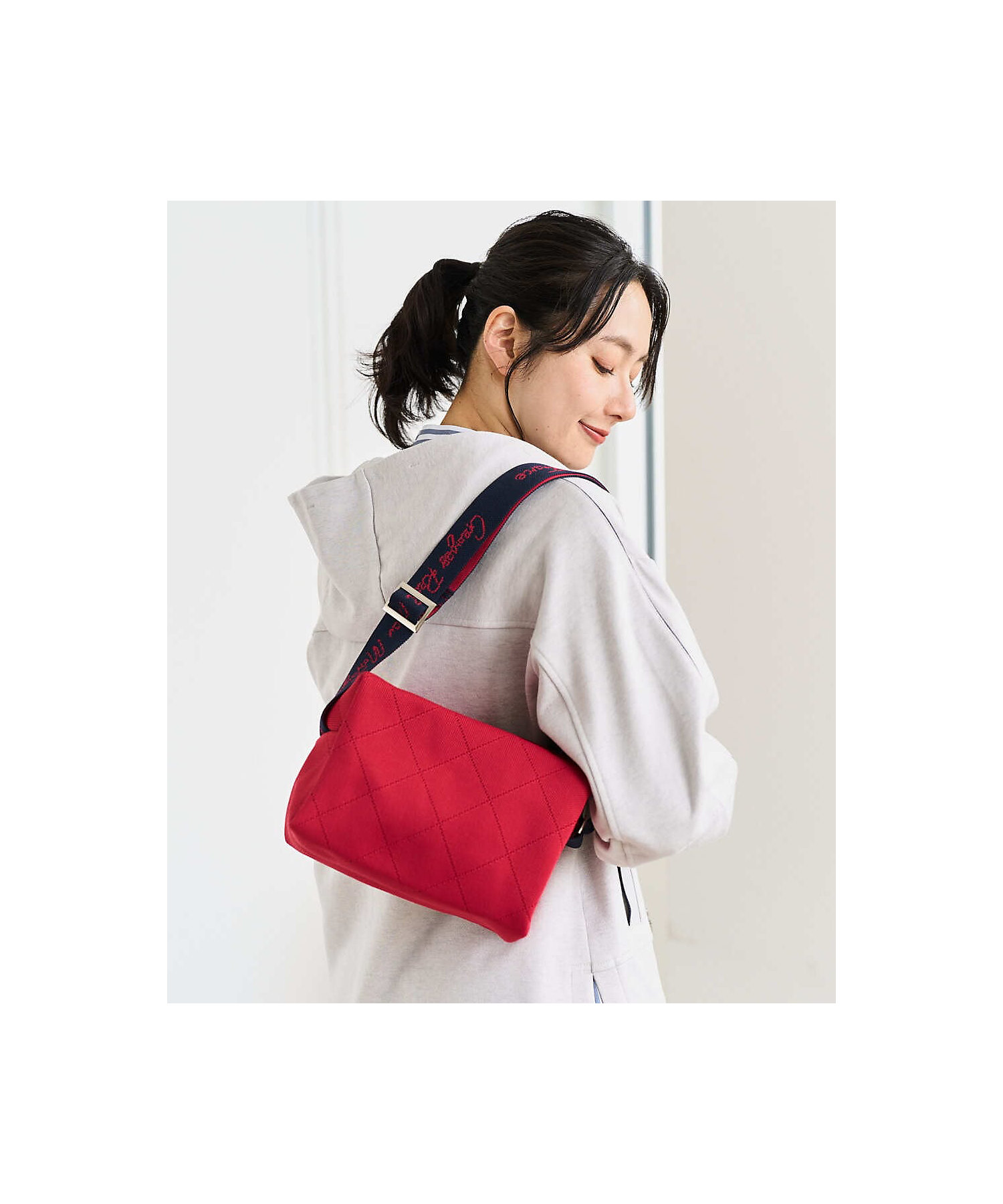 ニットショルダースクエアバッグ | GEORGES RECH (Women)/ジョルジュ