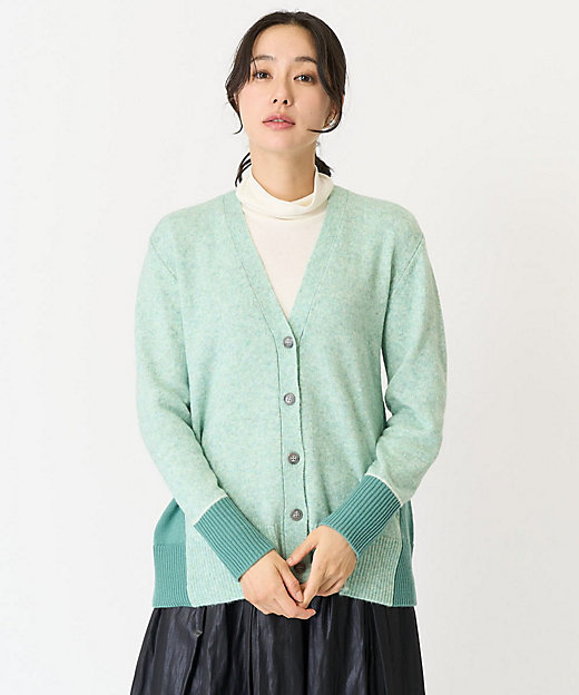 メランジミックスニットカーディガン | GEORGES RECH (Women