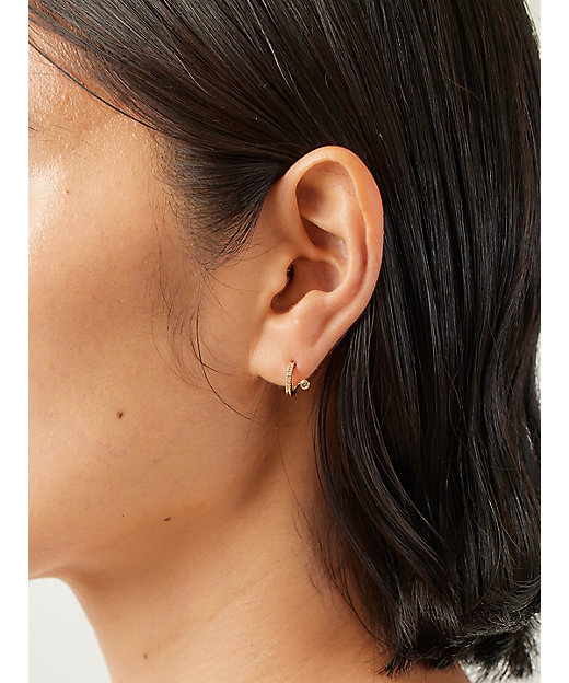 Drosera ダイヤモンド ピアス 左耳用 ※シングル | Hirotaka