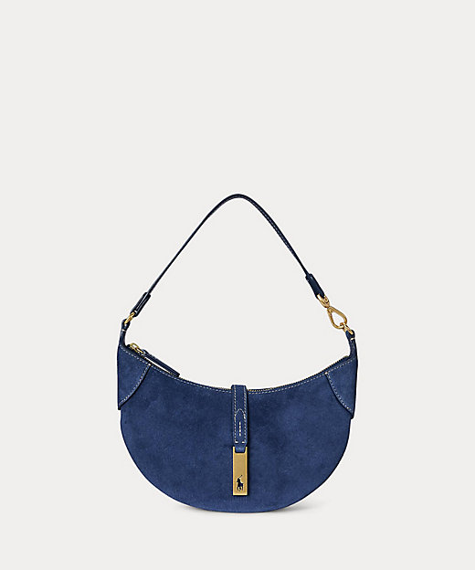 Polo ID スエード ミニ ショルダー バッグ