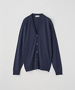 クルーネック長袖ニットカーディガン 24G MODERN FIT